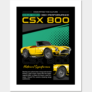 Retro Cobra CSX 8000 Car Posters and Art